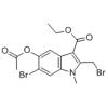 5-乙酰氧基-6-溴-2-溴甲基-1-甲基吲哚-3-甲酸乙酯