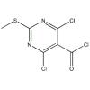 2-(甲硫基)-4,6-二氯嘧啶-5-甲酰氯