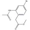  甲基 2-乙酰胺基-4-溴苯基乙酸酯 