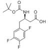 	(3R)-N-叔丁氧羰基-3-氨基-4-(2,4,5-三氟苯基)丁酸